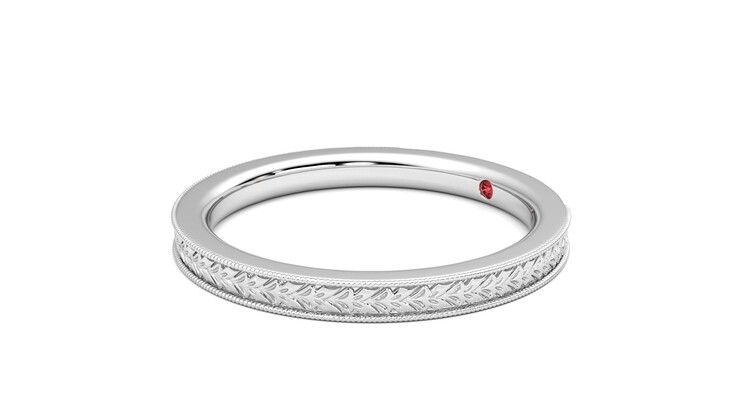 Taylor & Hart Orsha Wedding Ring 360 degree image 23