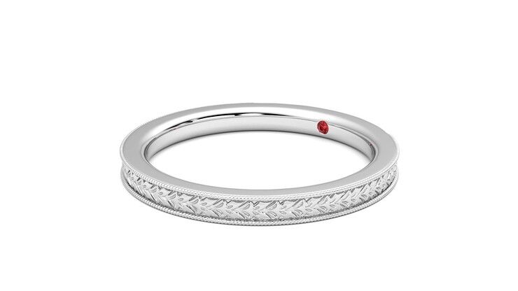 Taylor & Hart Orsha Wedding Ring 360 degree image 24