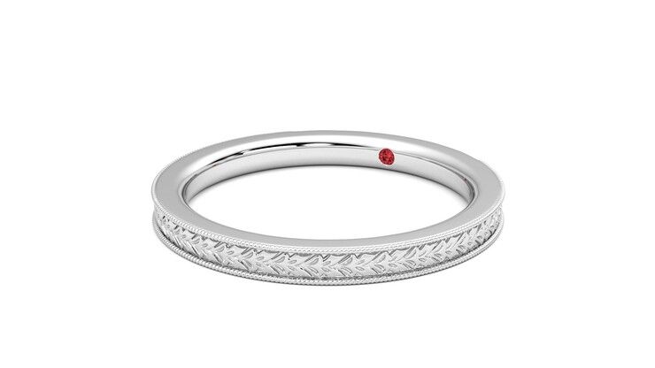 Taylor & Hart Orsha Wedding Ring 360 degree image 25
