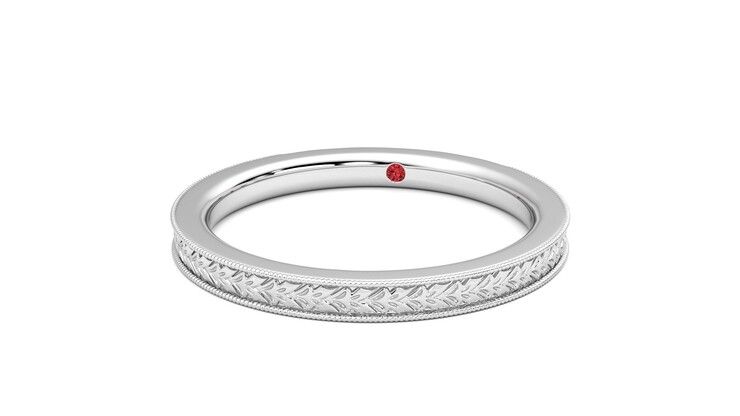 Taylor & Hart Orsha Wedding Ring 360 degree image 27