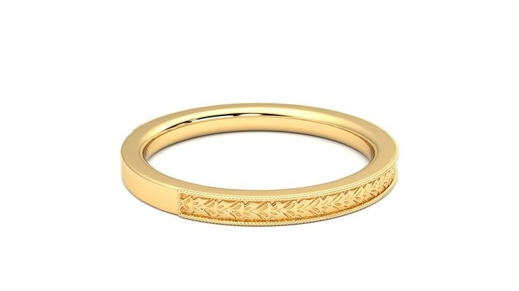 Taylor & Hart Orsha Wedding Ring 360 degree image 11