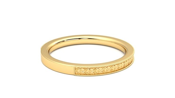 Taylor & Hart Orsha Wedding Ring 360 degree image 12