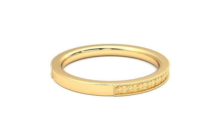 Taylor & Hart Orsha Wedding Ring 360 degree image 13