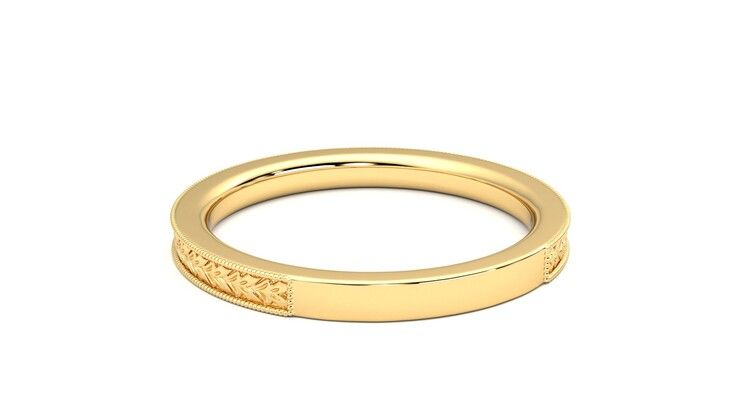 Taylor & Hart Orsha Wedding Ring 360 degree image 16
