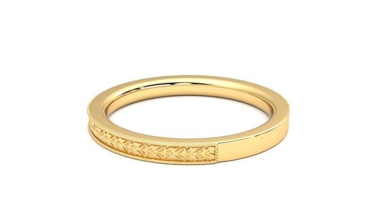 Taylor & Hart Orsha Wedding Ring 360 degree image 18