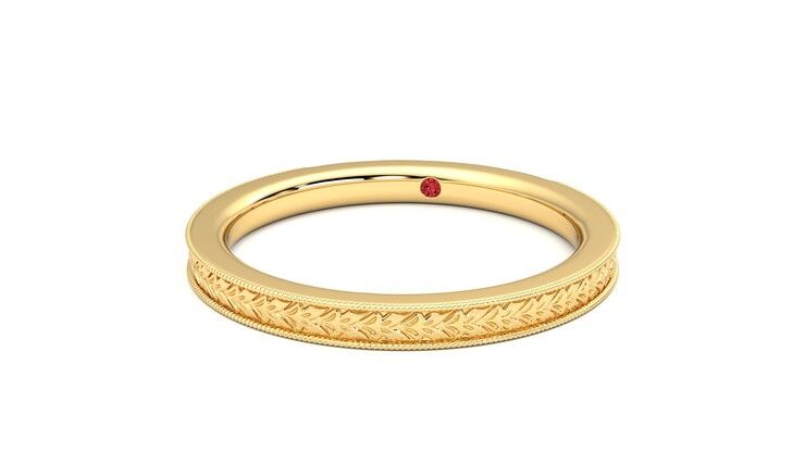 Taylor & Hart Orsha Wedding Ring 360 degree image 27