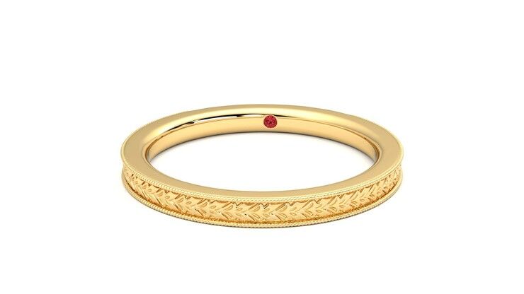 Taylor & Hart Orsha Wedding Ring 360 degree image 28