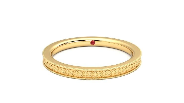 Taylor & Hart Orsha Wedding Ring 360 degree image 29