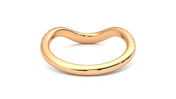 Taylor & Hart Peak Wedding Ring 360 degree image 14