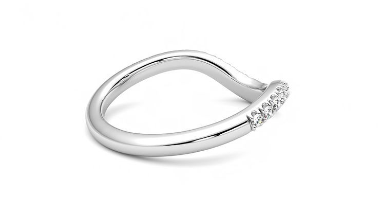 Taylor & Hart Peak Wedding Ring 360 degree image 11