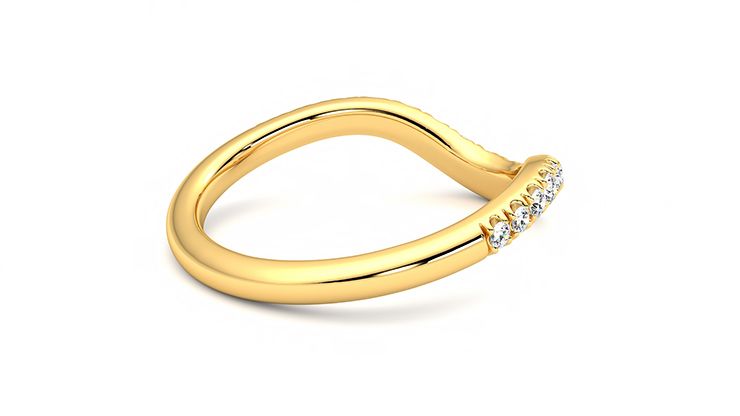 Taylor & Hart Peak Wedding Ring 360 degree image 11