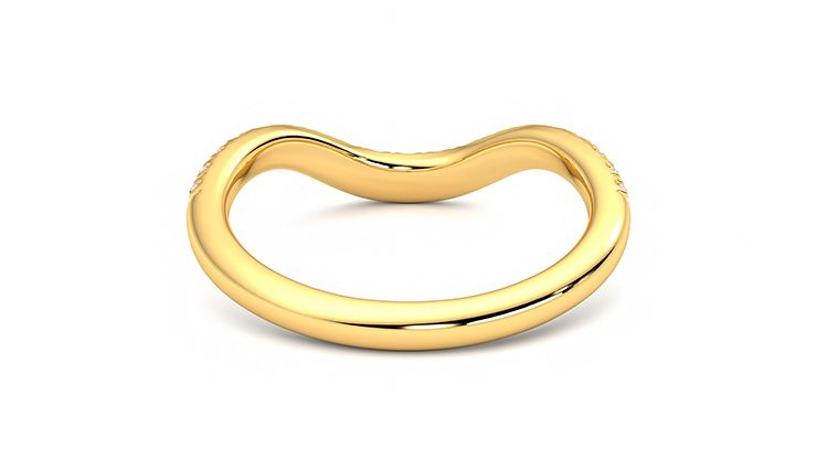 Taylor & Hart Peak Wedding Ring 360 degree image 14