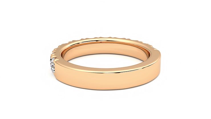 Taylor & Hart Peony Wedding Ring 360 degree image 16