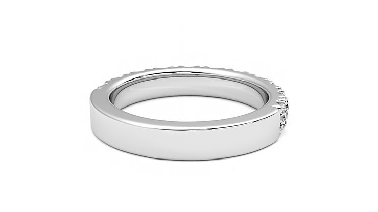Taylor & Hart Peony Wedding Ring 360 degree image 14
