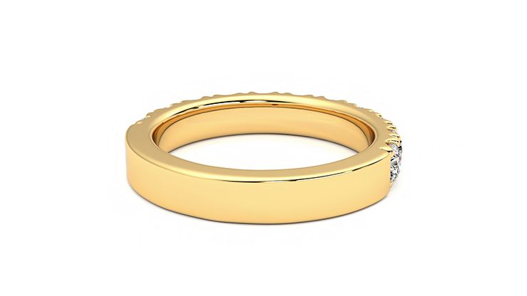 Taylor & Hart Peony Wedding Ring 360 degree image 14