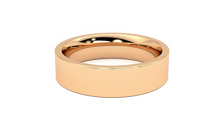 Taylor & Hart Pine Wedding Ring 360 degree image 11