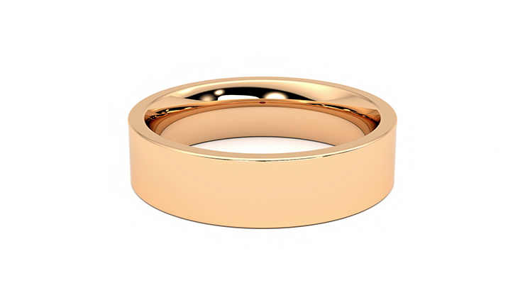 Taylor & Hart Pine Wedding Ring 360 degree image 15