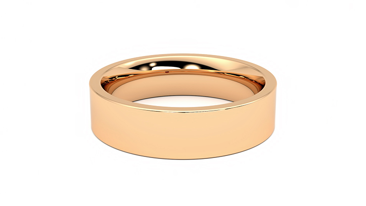 Taylor & Hart Pine Wedding Ring 360 degree image 17