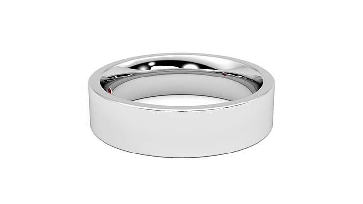 Taylor & Hart Pine Wedding Ring 360 degree image 9