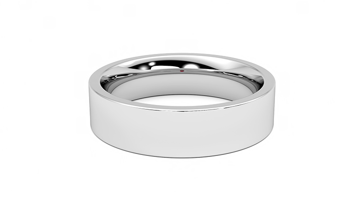 Taylor & Hart Pine Wedding Ring 360 degree image 15