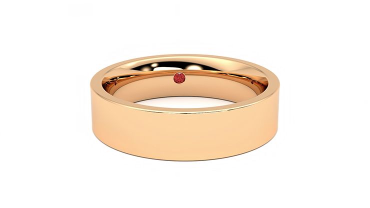 Taylor & Hart Pine Wedding Ring 360 degree image 2