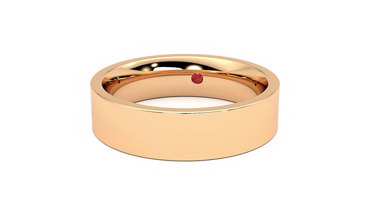 Taylor & Hart Pine Wedding Ring 360 degree image 27