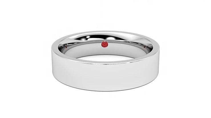 Taylor & Hart Pine Wedding Ring 360 degree image 1