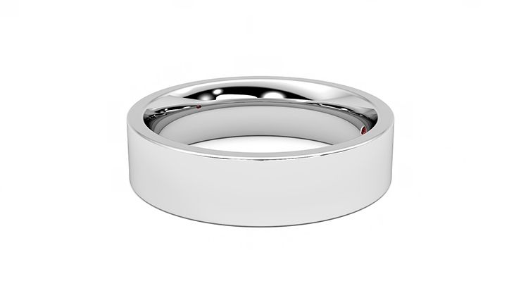 Taylor & Hart Pine Wedding Ring 360 degree image 21