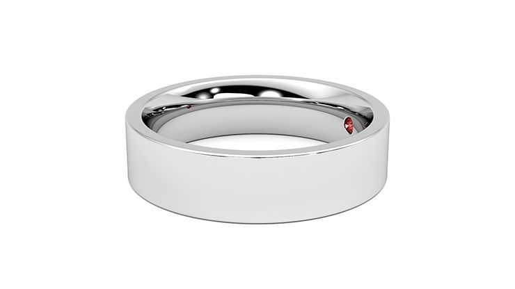 Taylor & Hart Pine Wedding Ring 360 degree image 22