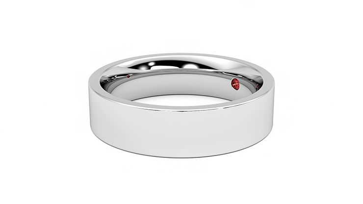 Taylor & Hart Pine Wedding Ring 360 degree image 23