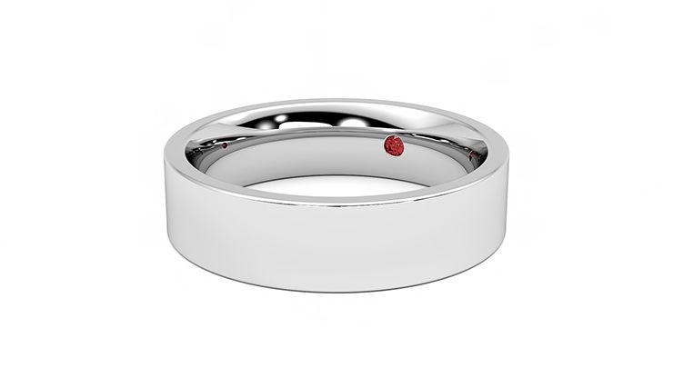 Taylor & Hart Pine Wedding Ring 360 degree image 25
