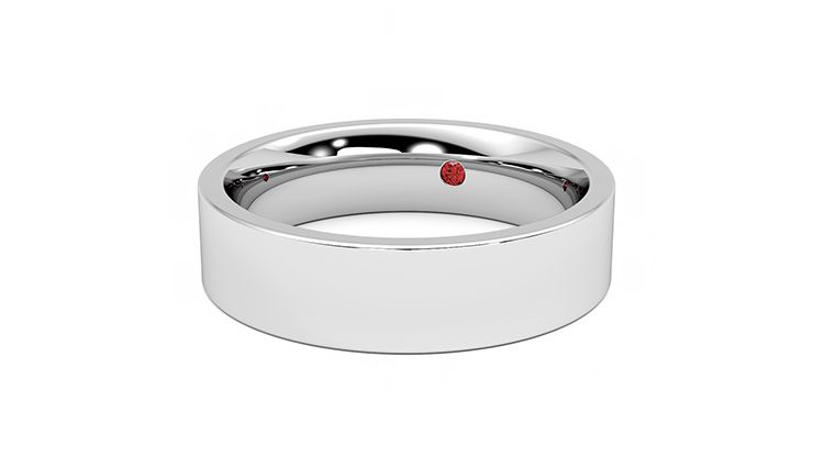 Taylor & Hart Pine Wedding Ring 360 degree image 26
