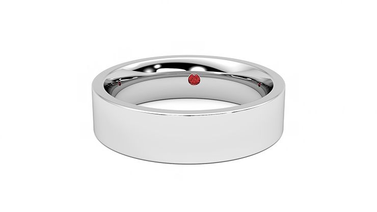Taylor & Hart Pine Wedding Ring 360 degree image 28