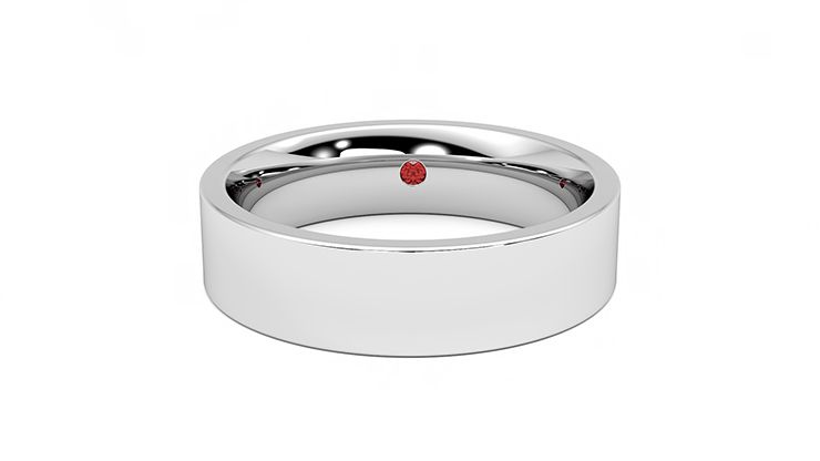 Taylor & Hart Pine Wedding Ring 360 degree image 29