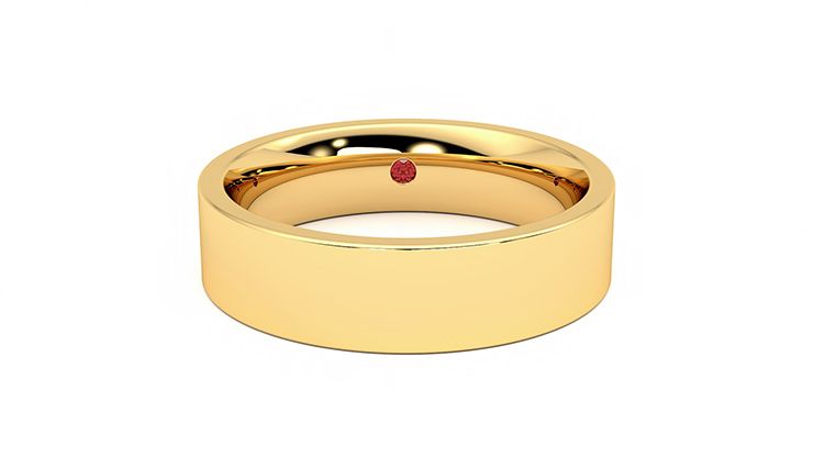 Taylor & Hart Pine Wedding Ring 360 degree image 1