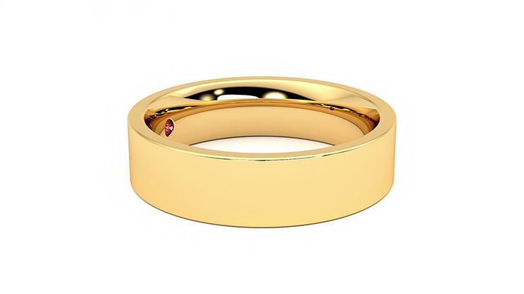 Taylor & Hart Pine Wedding Ring 360 degree image 8