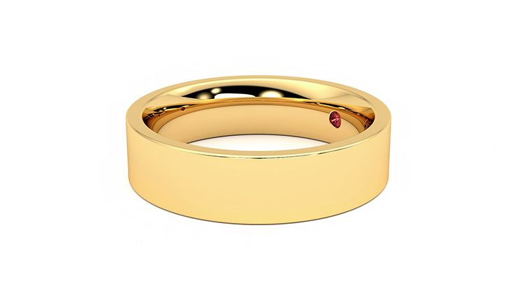 Taylor & Hart Pine Wedding Ring 360 degree image 23