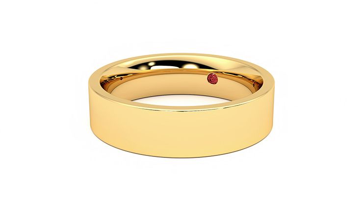 Taylor & Hart Pine Wedding Ring 360 degree image 25