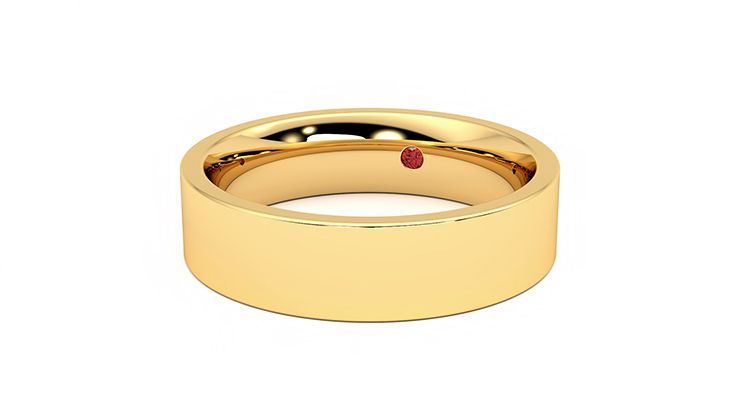 Taylor & Hart Pine Wedding Ring 360 degree image 26