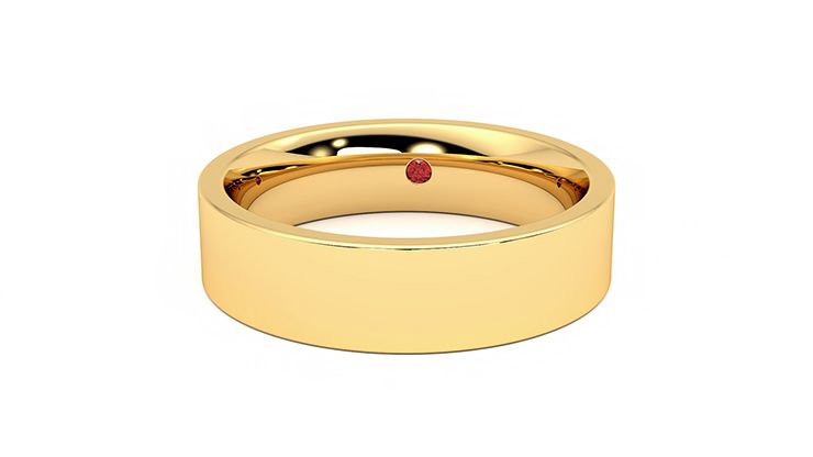 Taylor & Hart Pine Wedding Ring 360 degree image 28