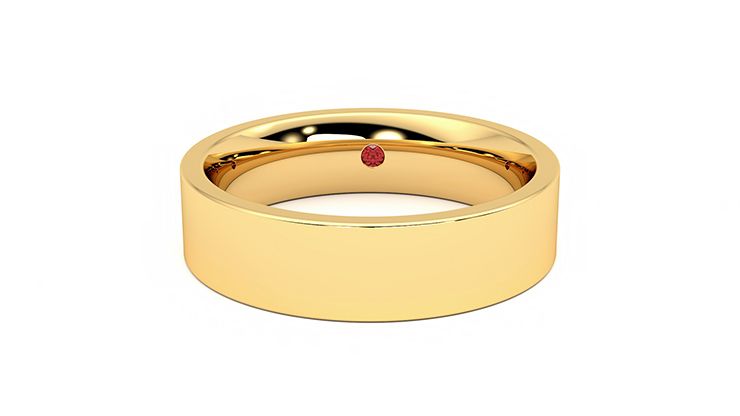 Taylor & Hart Pine Wedding Ring 360 degree image 29