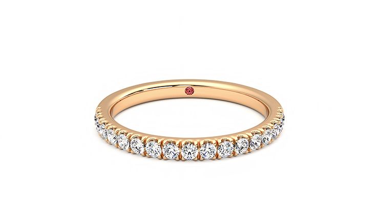 Taylor & Hart Poppy Wedding Ring 360 degree image 0
