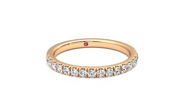 Taylor & Hart Poppy Wedding Ring 360 degree image 3
