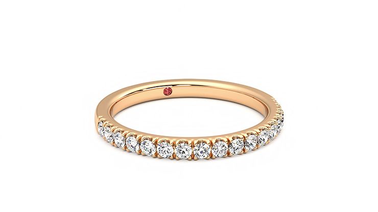 Taylor & Hart Poppy Wedding Ring 360 degree image 4