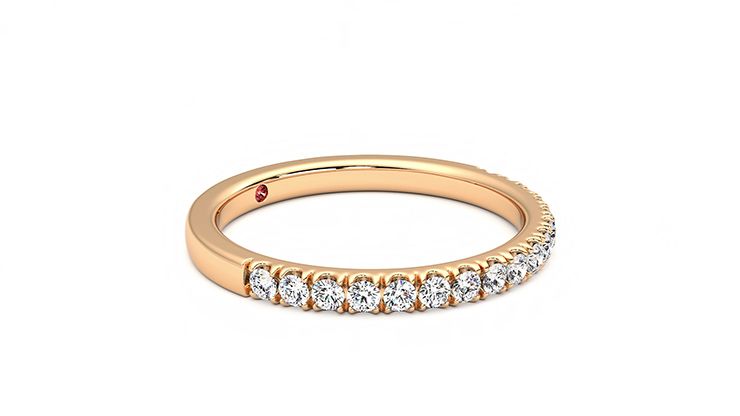 Taylor & Hart Poppy Wedding Ring 360 degree image 7