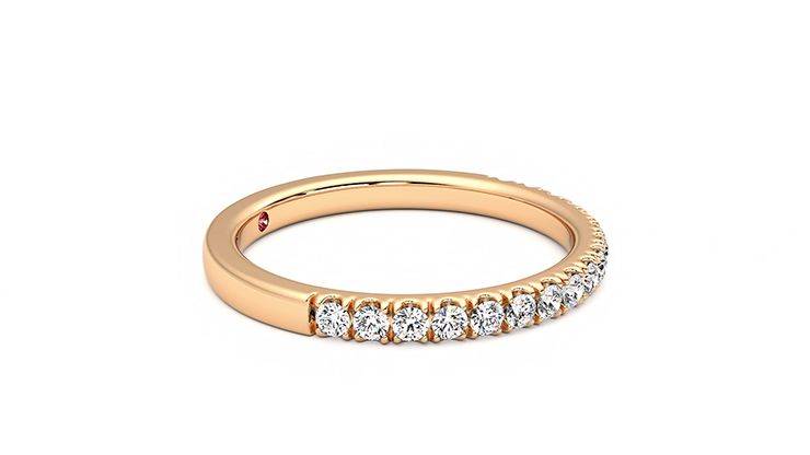 Taylor & Hart Poppy Wedding Ring 360 degree image 8