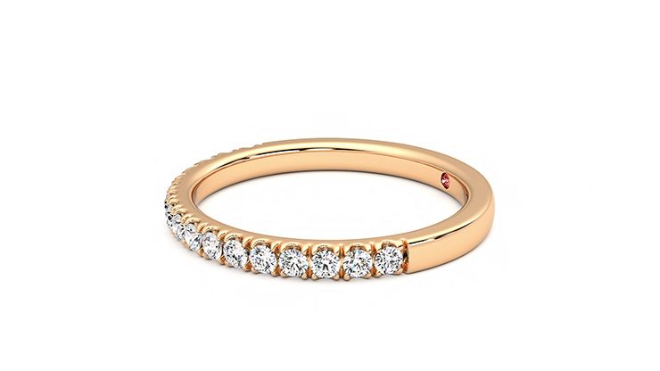 Taylor & Hart Poppy Wedding Ring 360 degree image 22