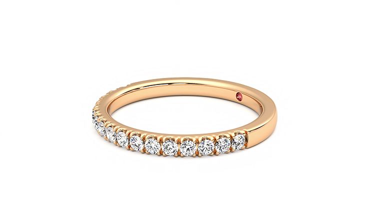 Taylor & Hart Poppy Wedding Ring 360 degree image 23
