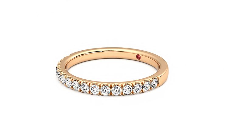 Taylor & Hart Poppy Wedding Ring 360 degree image 24