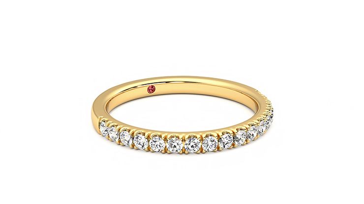 Taylor & Hart Poppy Wedding Ring 360 degree image 5